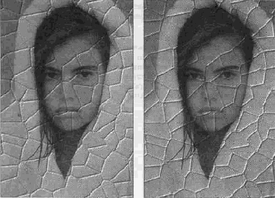 Изображения с проявленной текстурой, отмасштабированной до