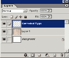 Откройте палитру Layers (Слои)