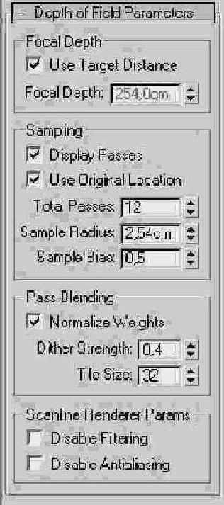 . 11.66.  Depth of Field Parameters         