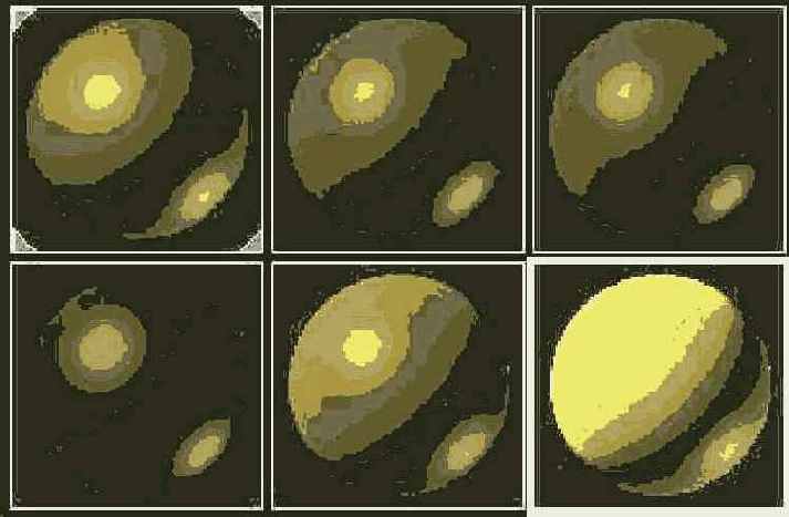 . 13.31.  ,  : Diffuse Level = 100, Roughness = 0; 50; 100.  ,  : Roughness = 50, Diffuse Level = 50; 150; 300.    Specular Level = 75, Glossiness = 25