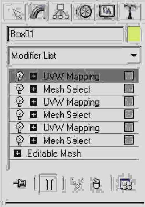 . 14.50.         Mesh Select  UVW Mapping
