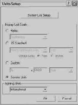   Units Setup