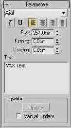  Parameters  Text