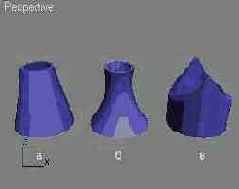 . 8.13.  -:   Amount = -0,5;      Curve = -1;     Symmetry,   X,   Z