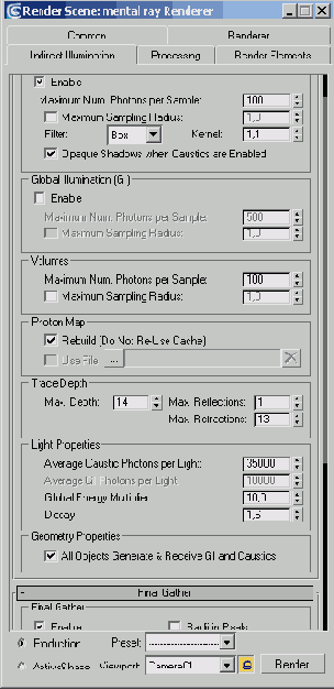       mental ray 3.3
